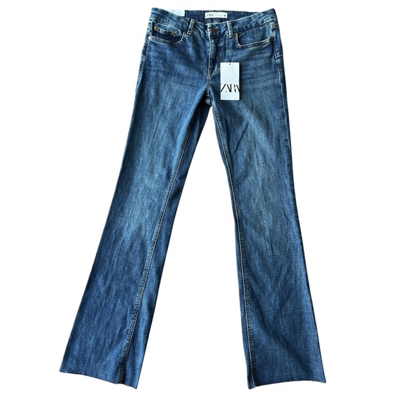 NWT Zara Contour Bootcut Denim Jeans - Picture 6 of 10